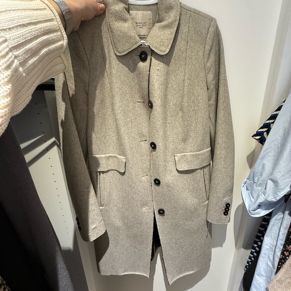 Women's Classic Gray Coat - Picture 2 of 2